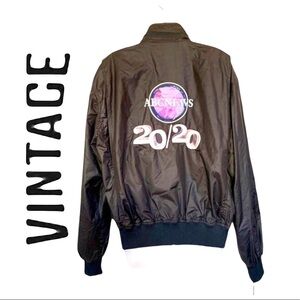 “ABC NEWS 20/20” VTG SÍCHEL Bomber Jacket SZ LG